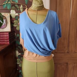ASHLEY TYLER Color Block Top Size Medium